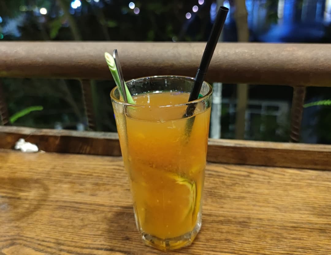 Trà đào cam sả