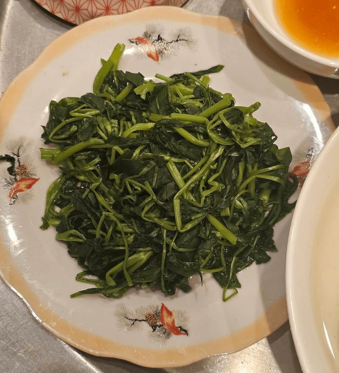 Rau muống luộc