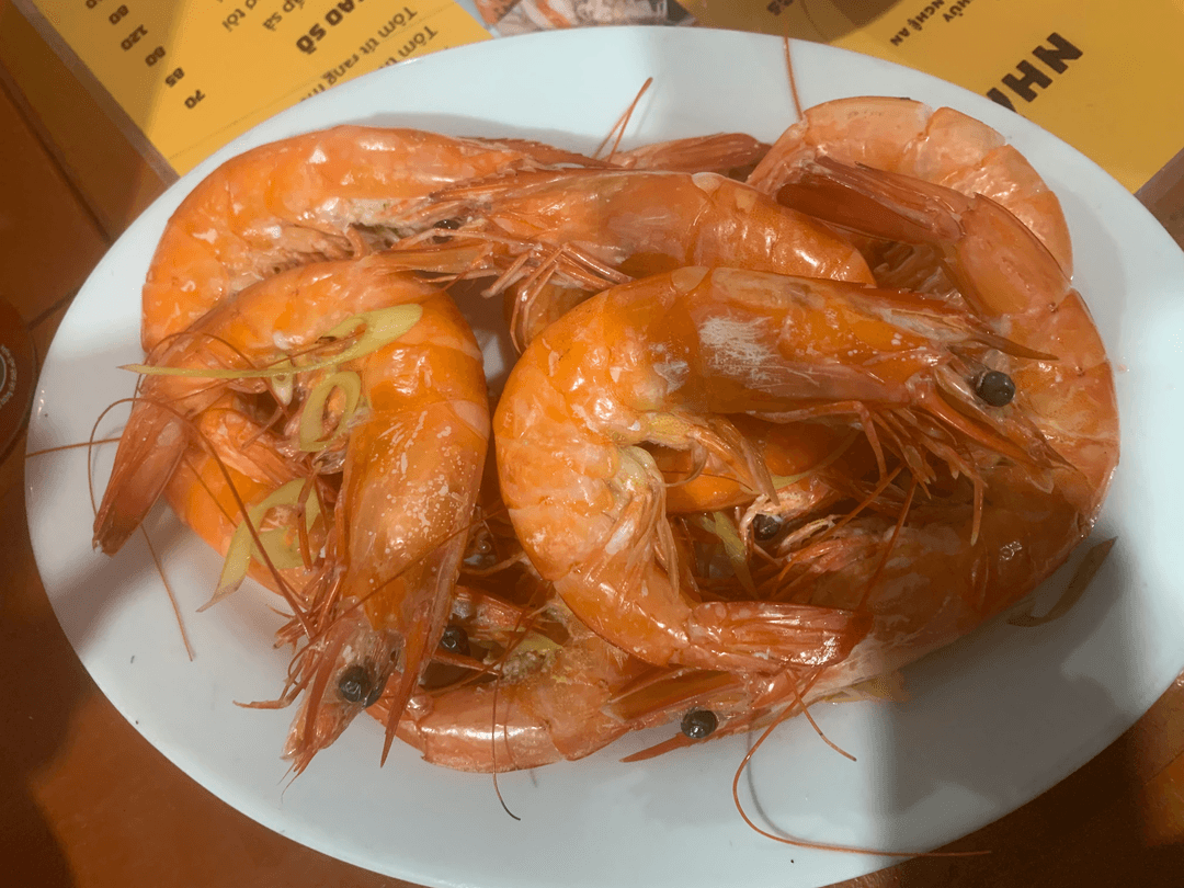 Tôm hấp