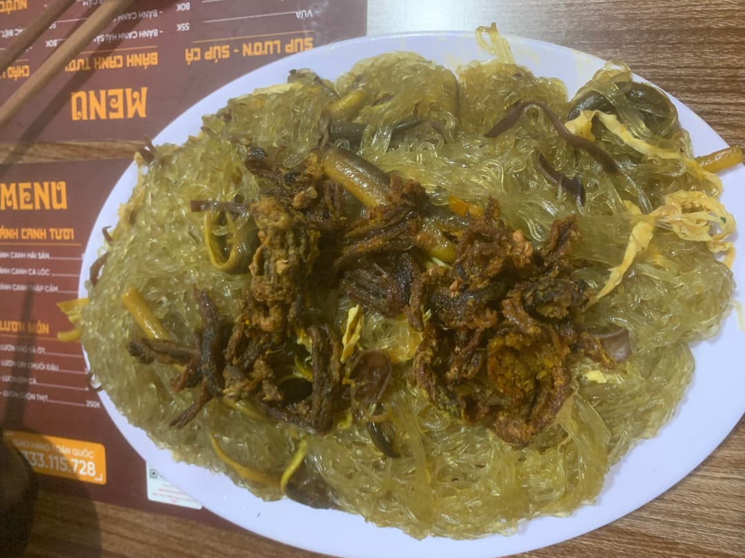 Miến xào lươn