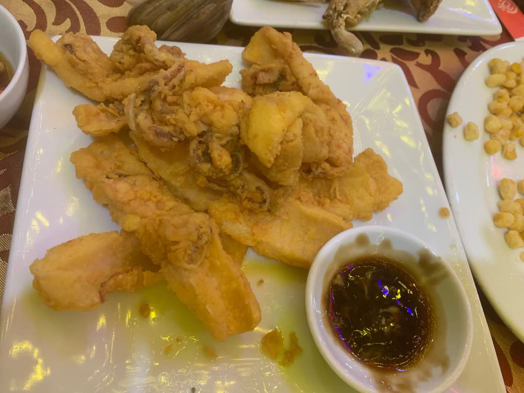 Mực chiên bơ tỏi