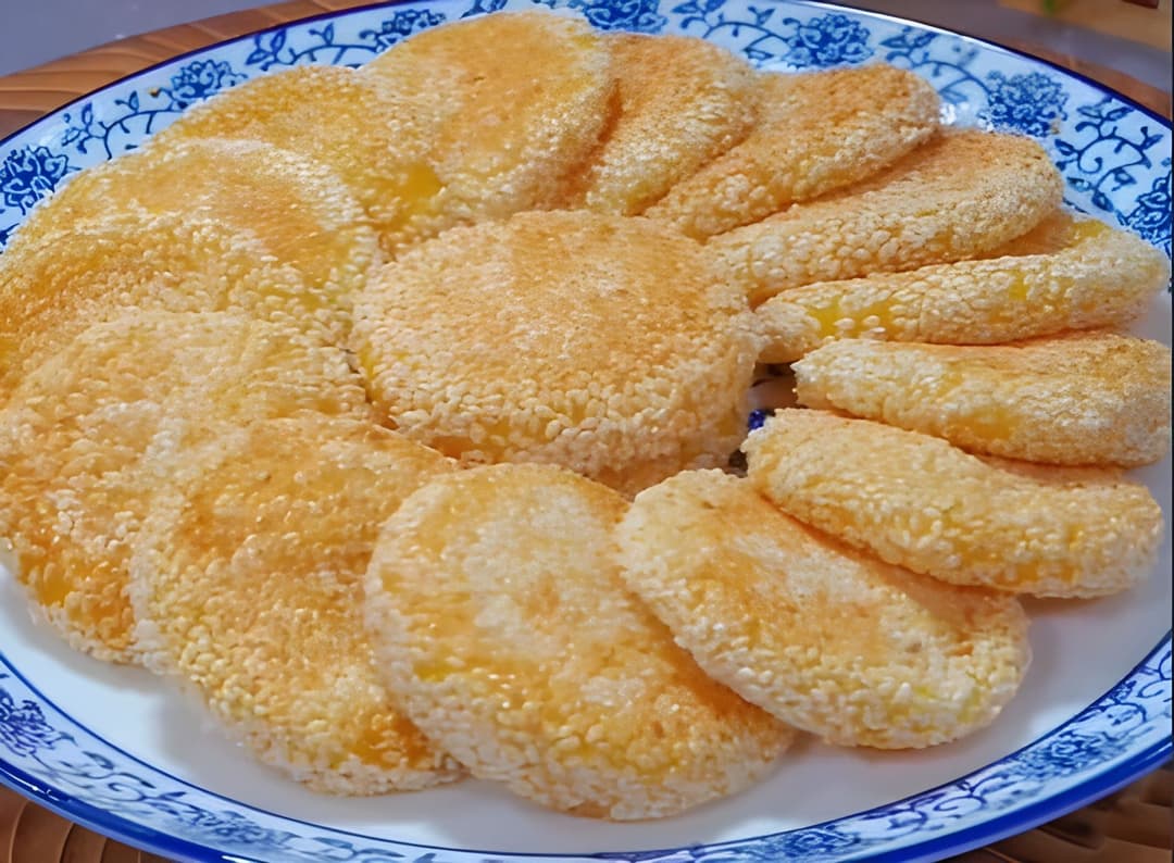 Bánh khoai tây mè trắng