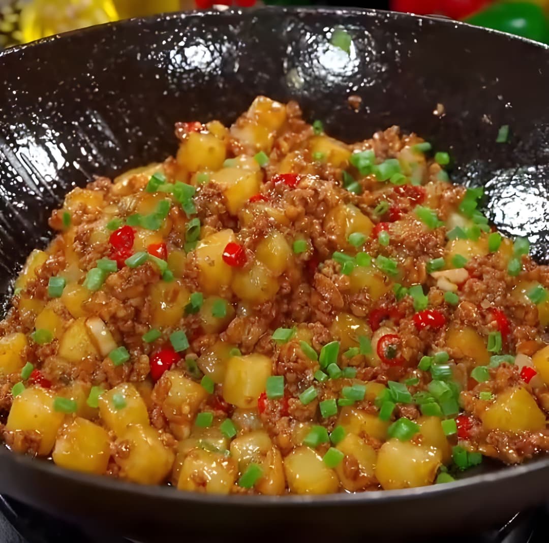 Thịt bằm khoai tây