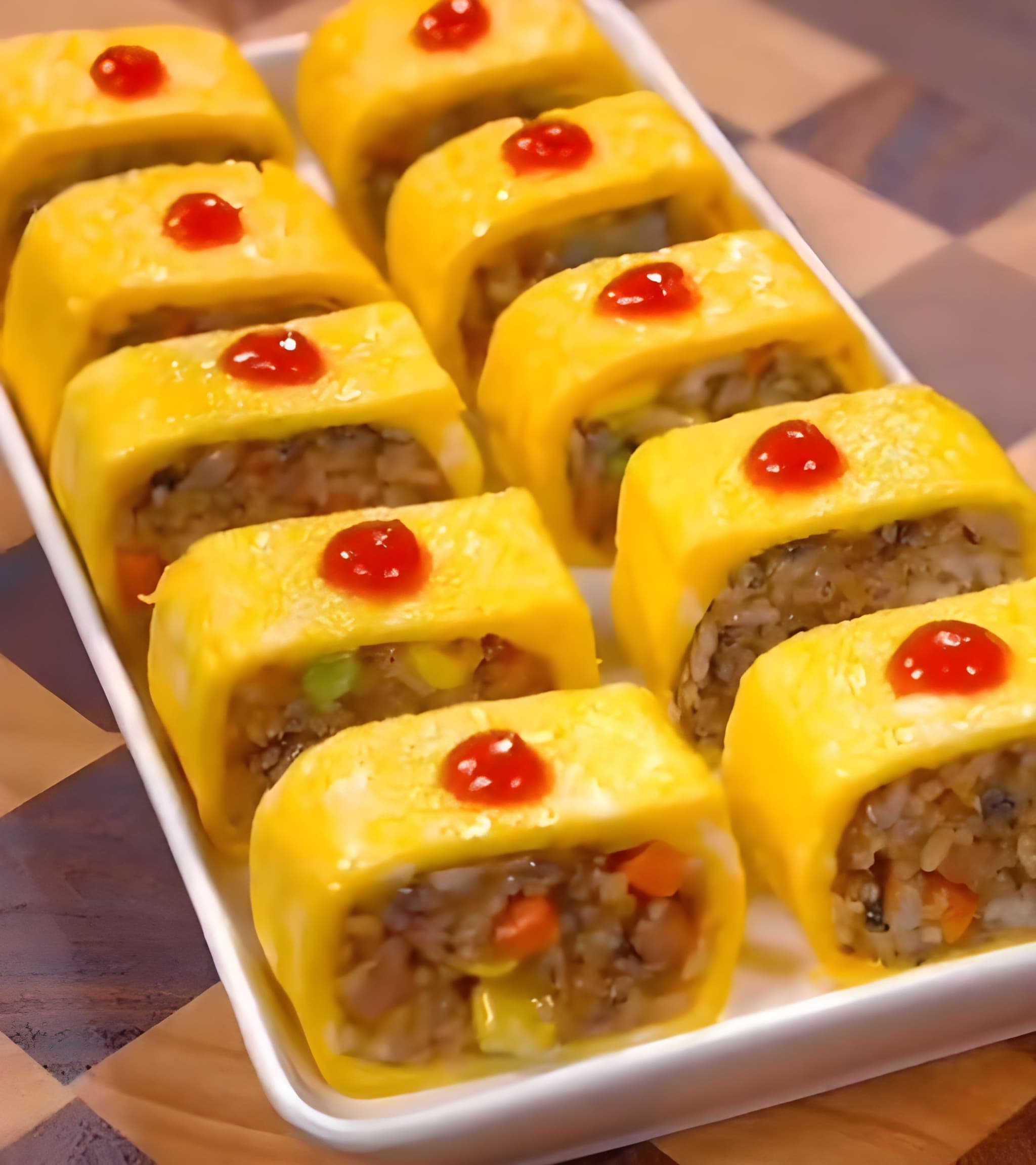 Trứng cuộn cơm