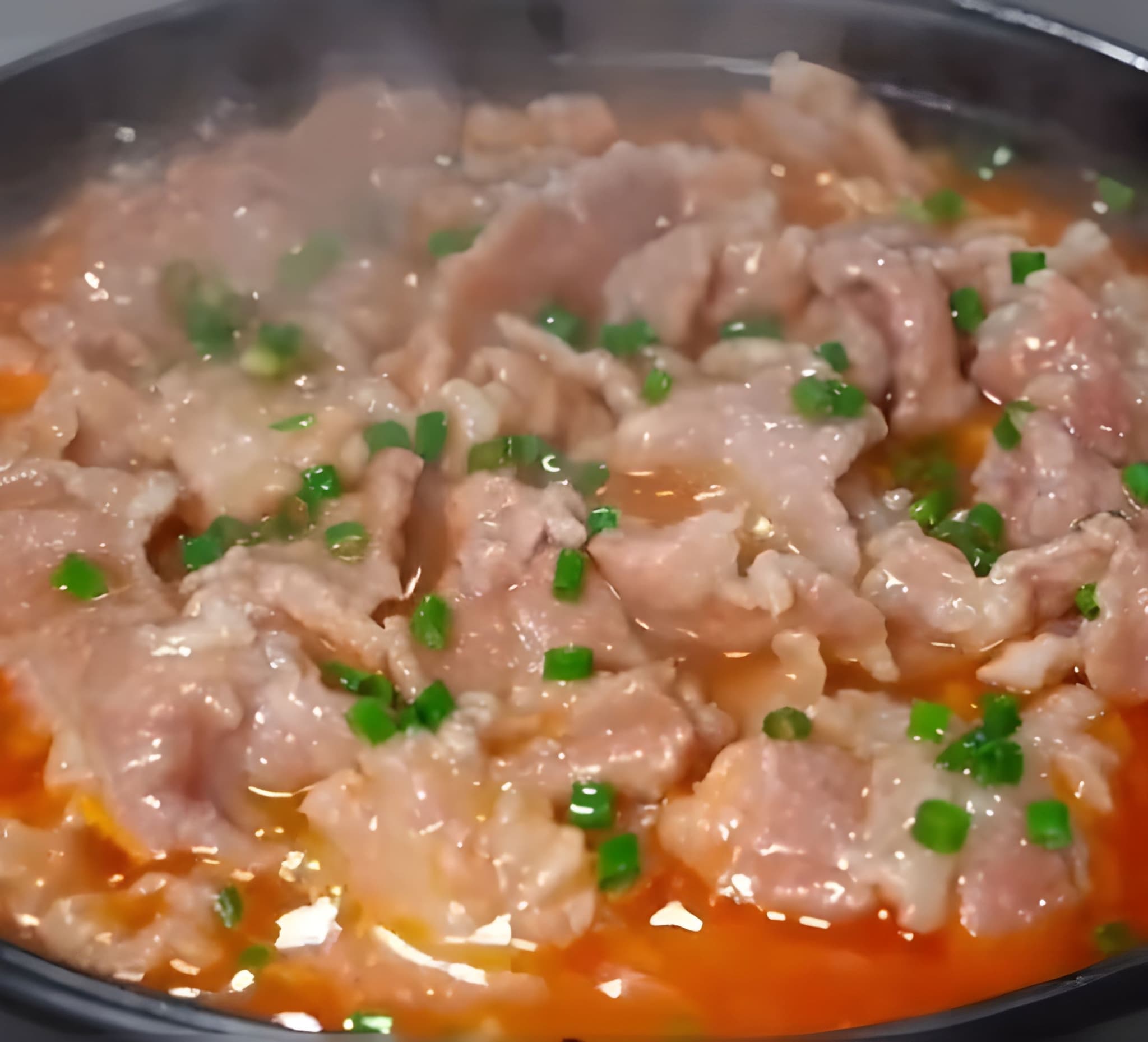 Thịt lợn hầm cà chua