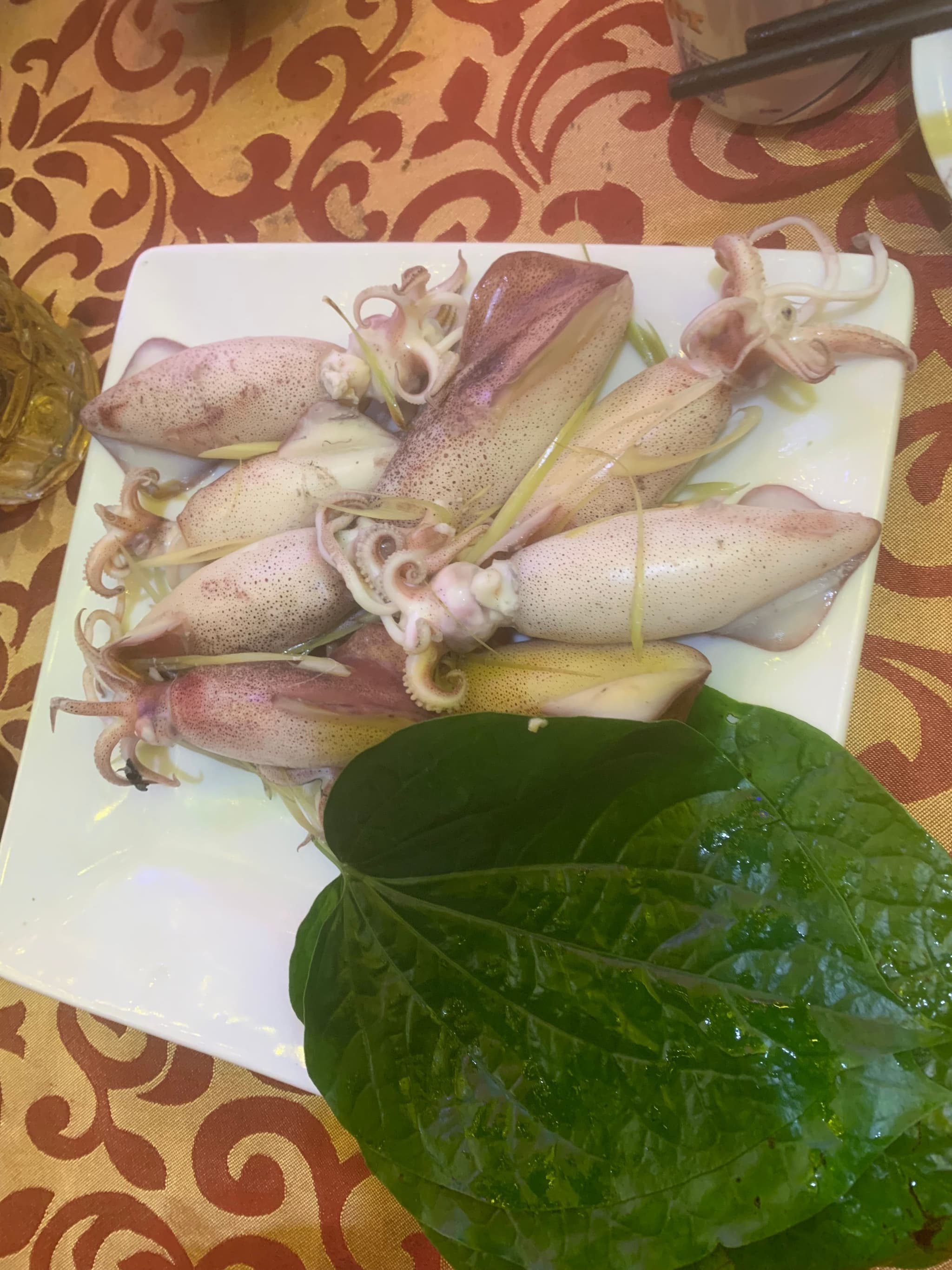 Mực trứng hấp