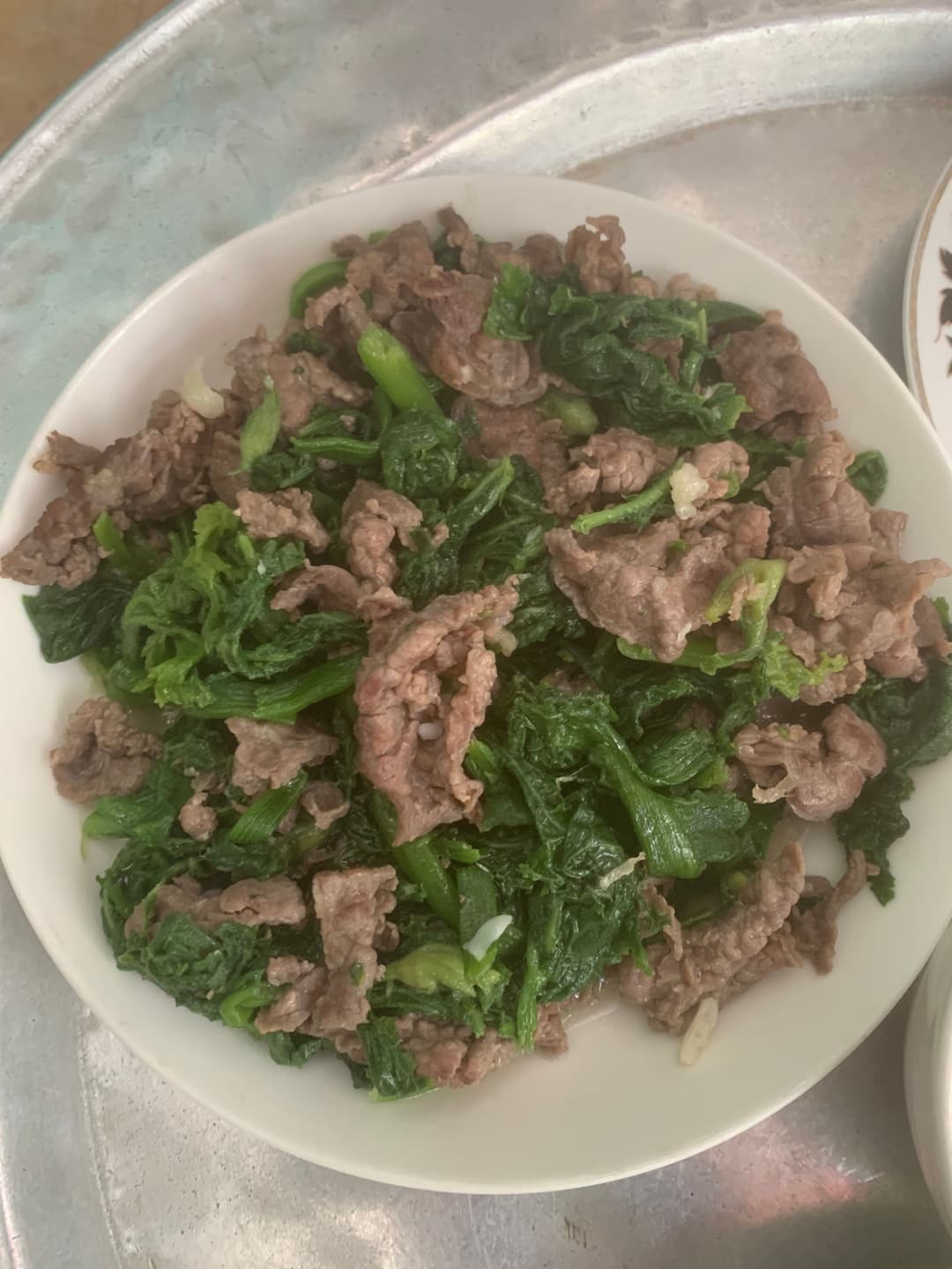 Bò xào rau bí