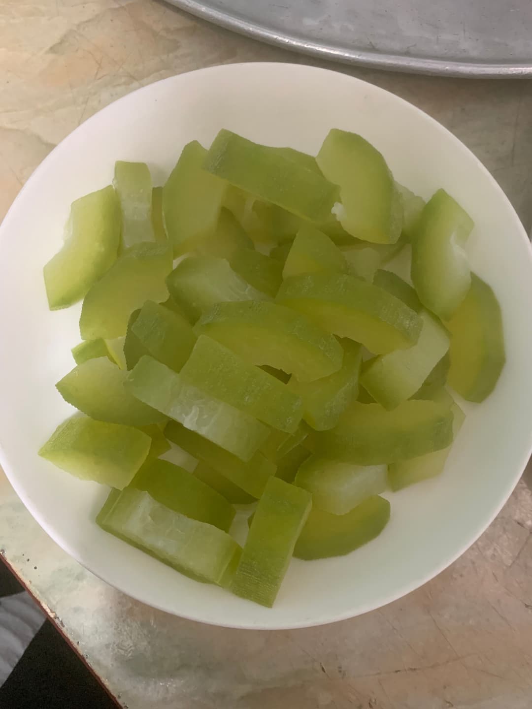 Bí xanh luộc