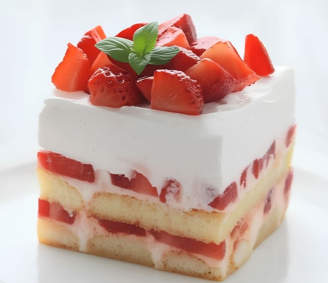 Bánh Tiramisu dâu