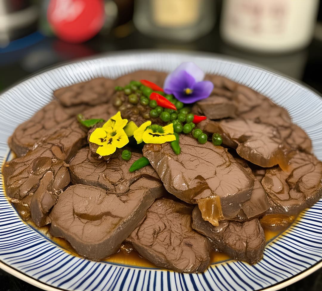 Bắp bò ngâm xì dầu