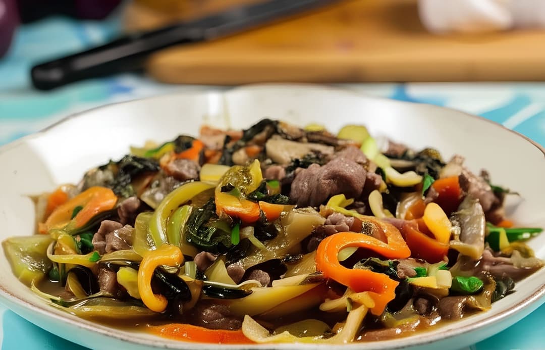 Bò xào dưa chua