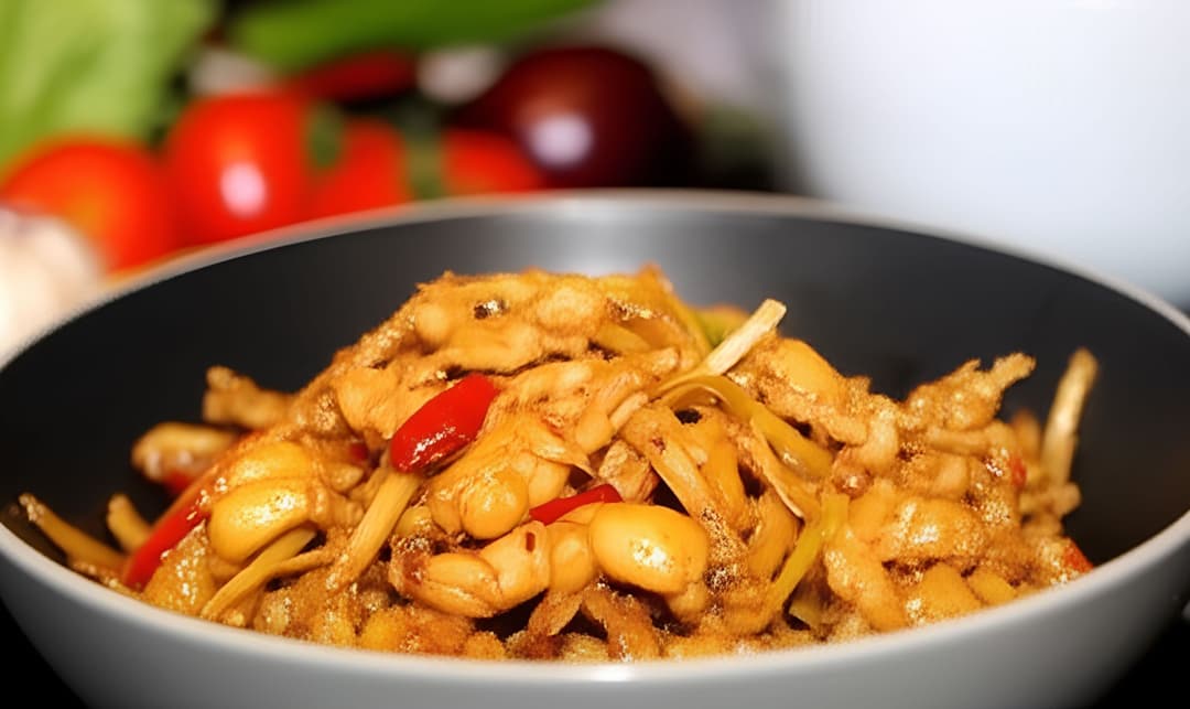 Ếch kho sả ớt