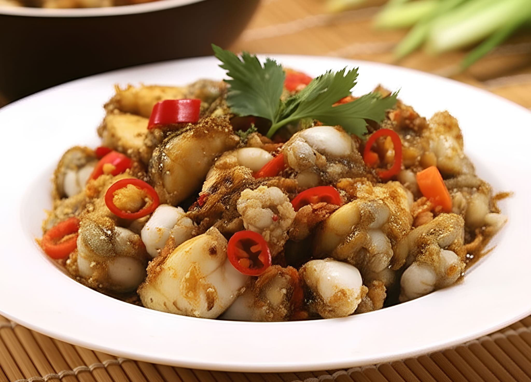 Ếch xào sả ớt