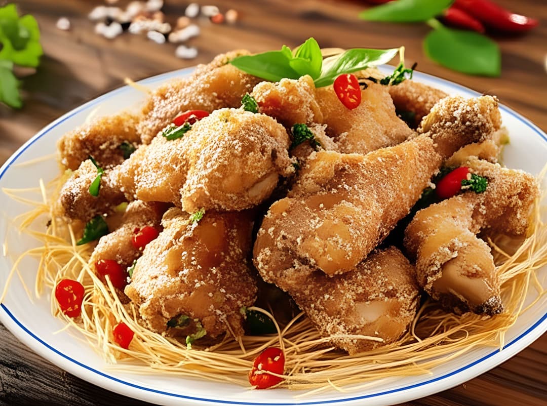 Gà rang muối