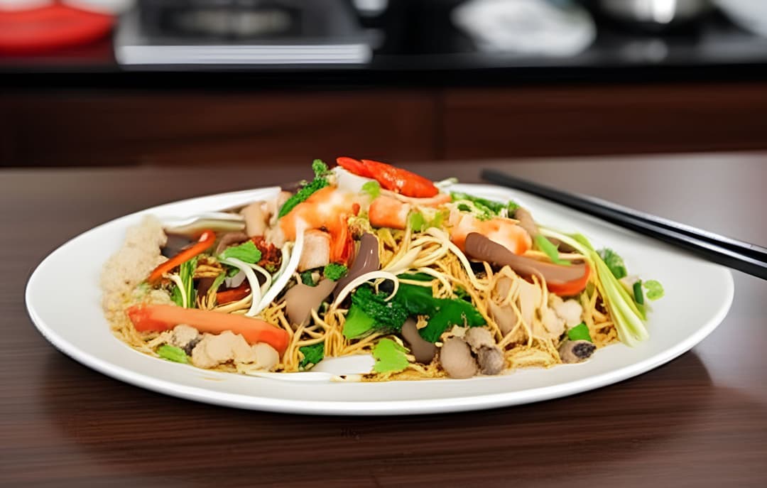 Mì xào thập cẩm
