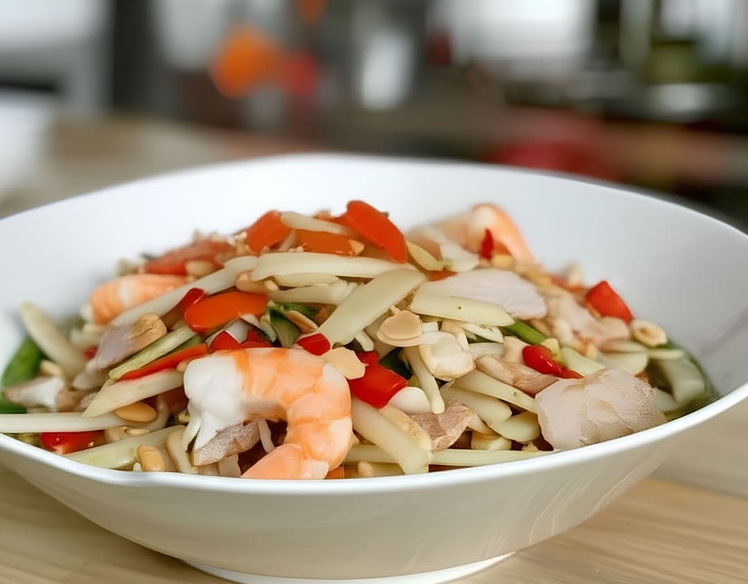 Nộm ngó sen tôm thịt