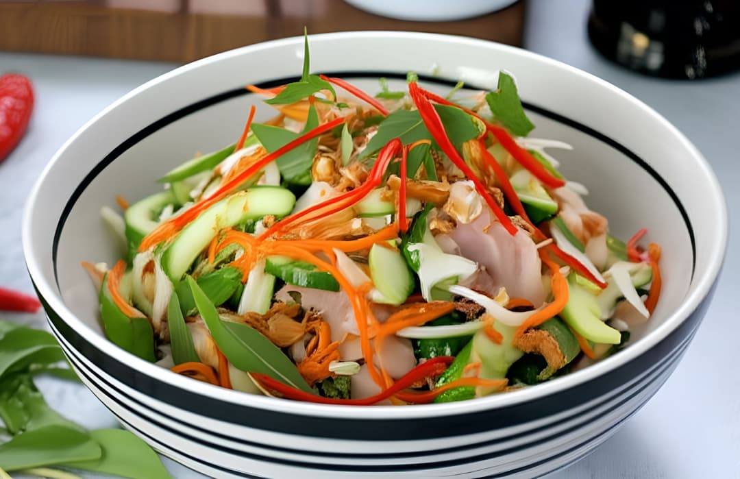 Nộm tai heo dưa chuột