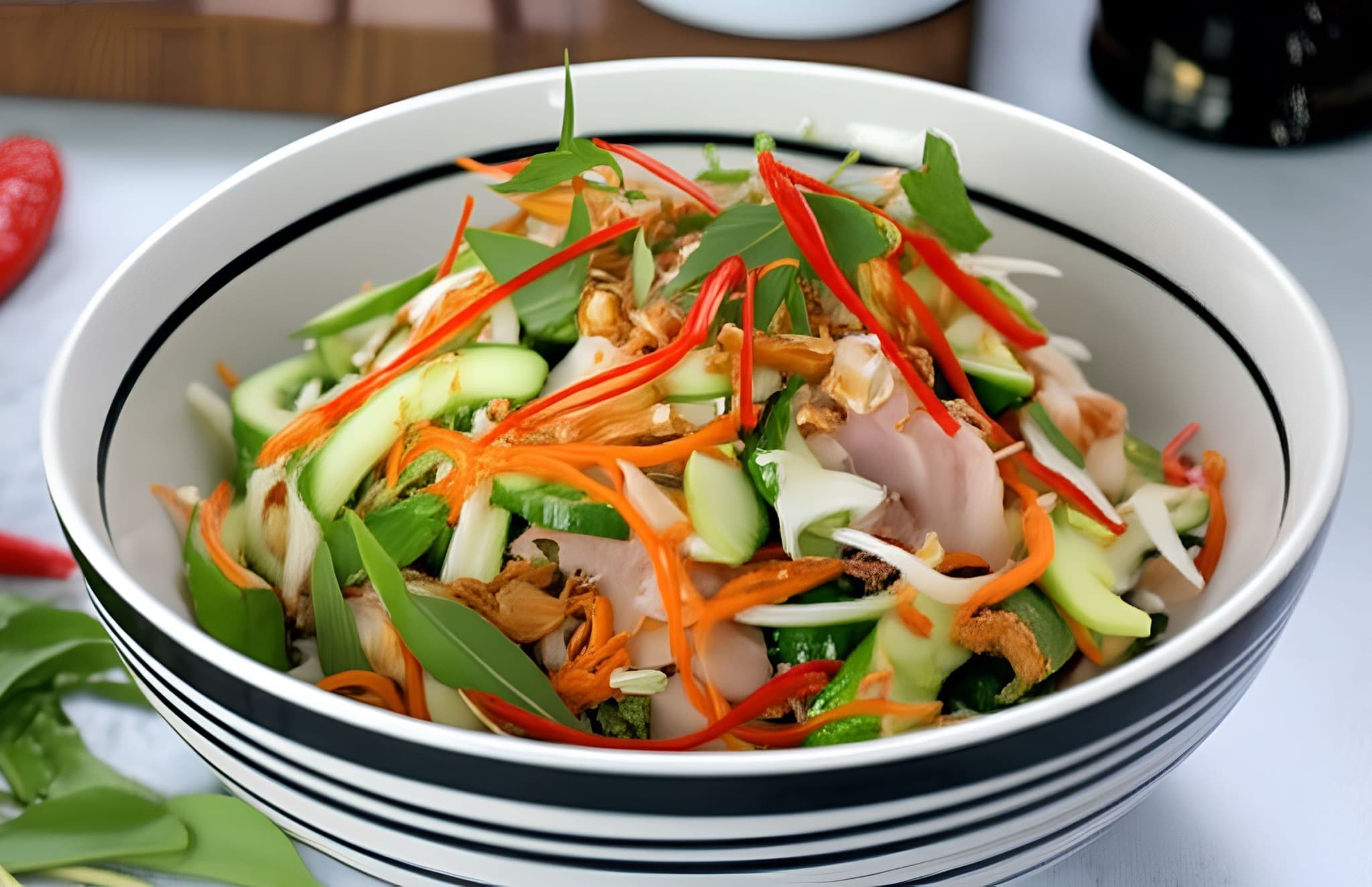 Nộm tai heo dưa chuột