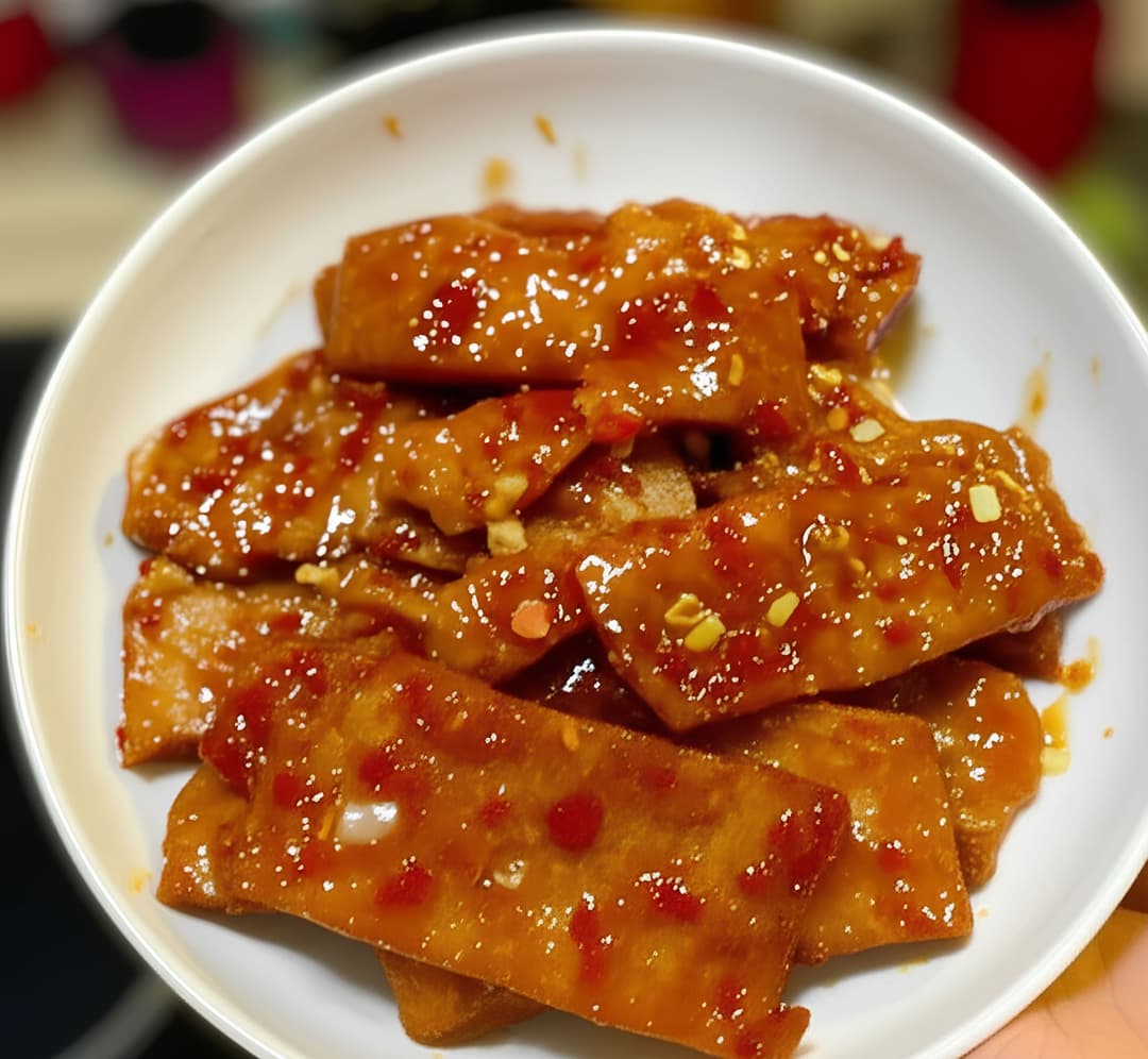 Sườn non chay rim chua ngọt