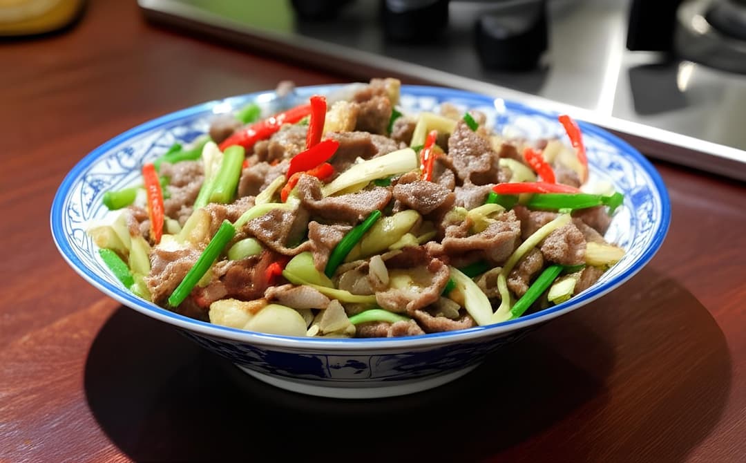 Bò xào sả ớt