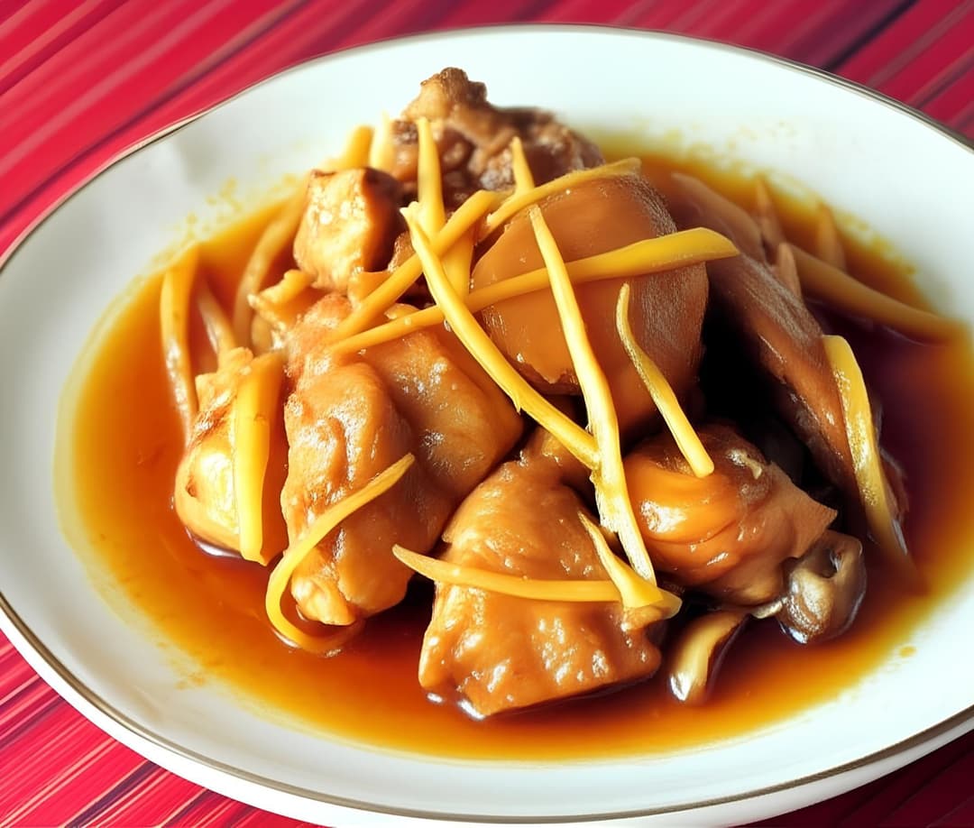 Gà kho gừng
