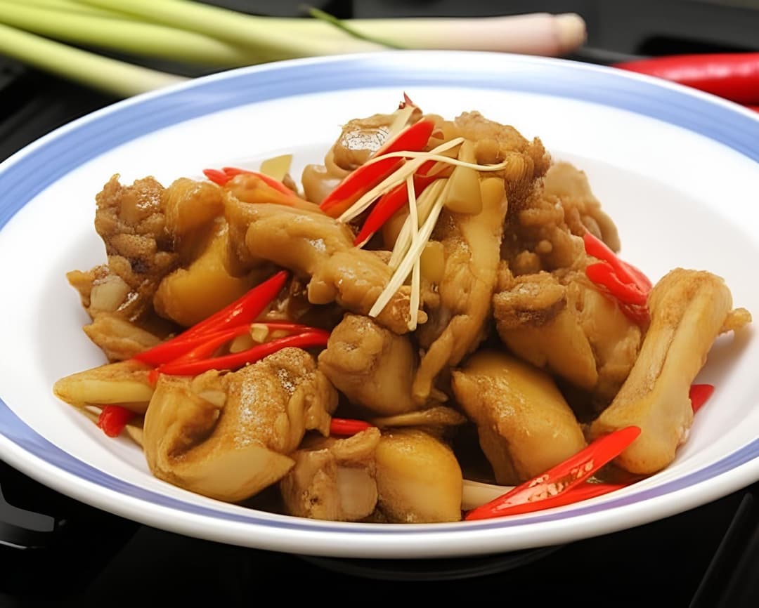 Gà rang sả ớt