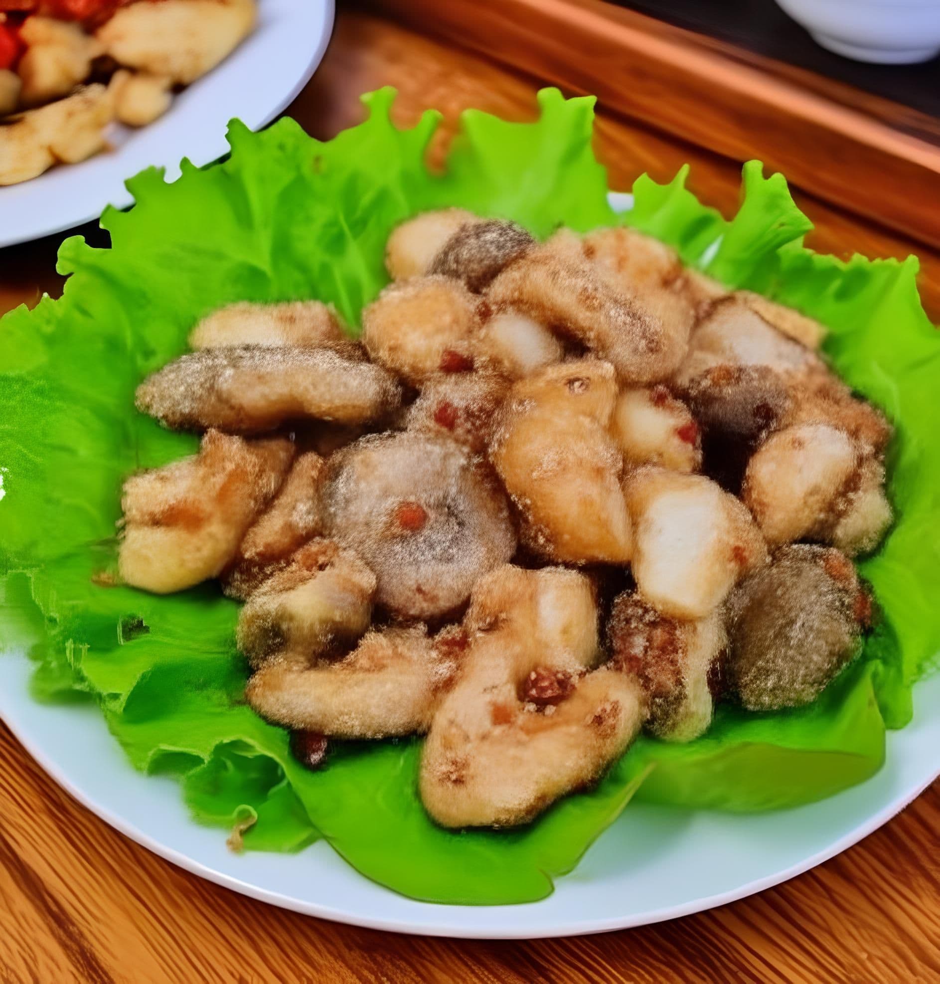 Nấm đùi gà rang muối