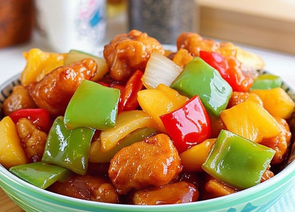Thịt lợn xào chua ngọt