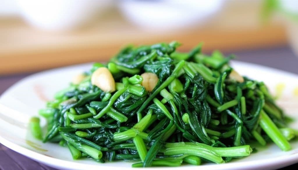 Rau muống xào tỏi