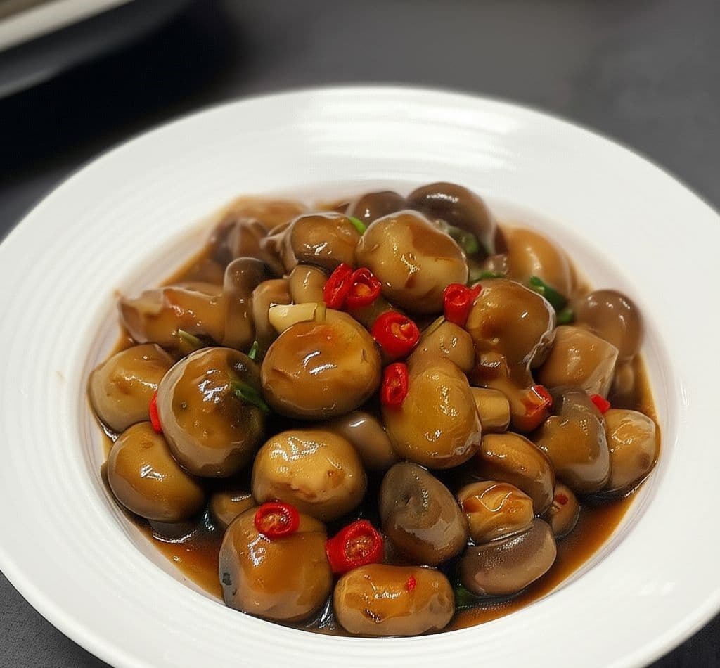 Nấm mỡ kho tương chay
