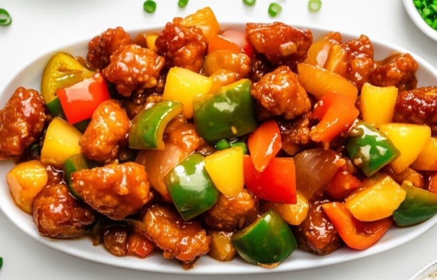 Gà xào chua ngọt