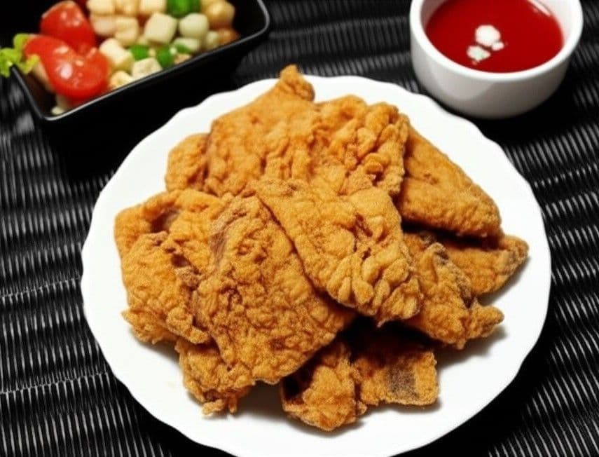 Gà chay chiên giòn