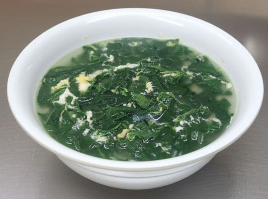 Canh rau ngót nấu trứng