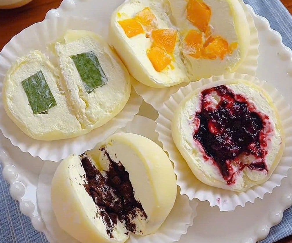 Mochi nhân kem
