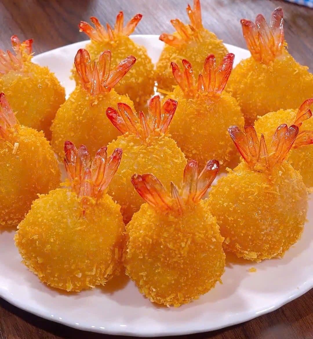 Khoai tây bọc tôm