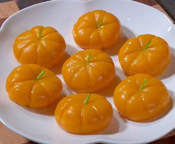 Bánh trôi bí đỏ