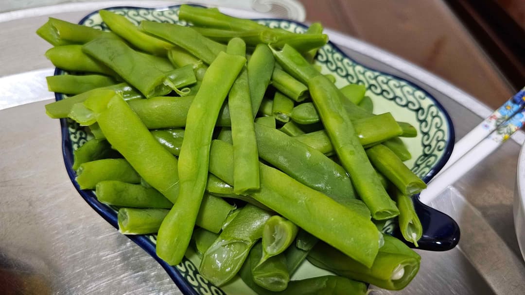 Đậu que luộc