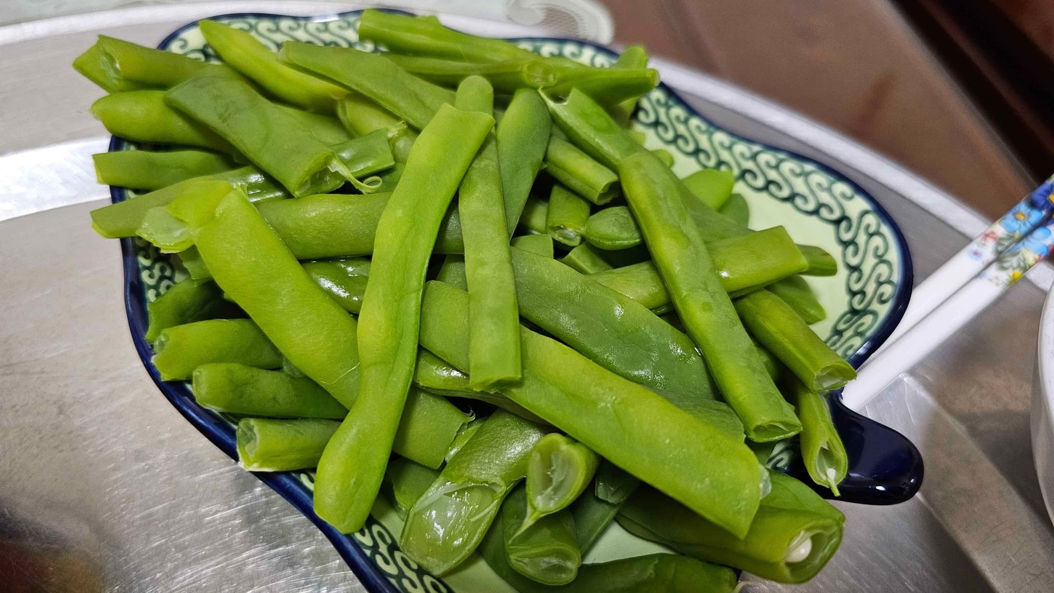 Đậu que luộc