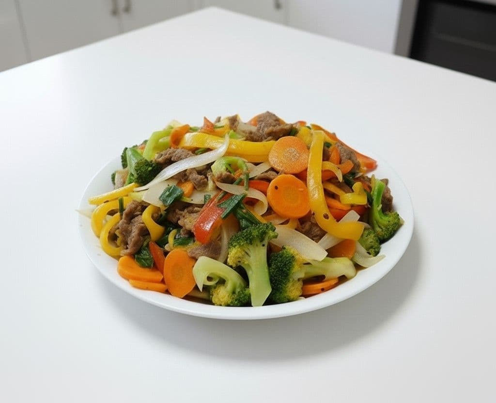 Bò xào thập cẩm