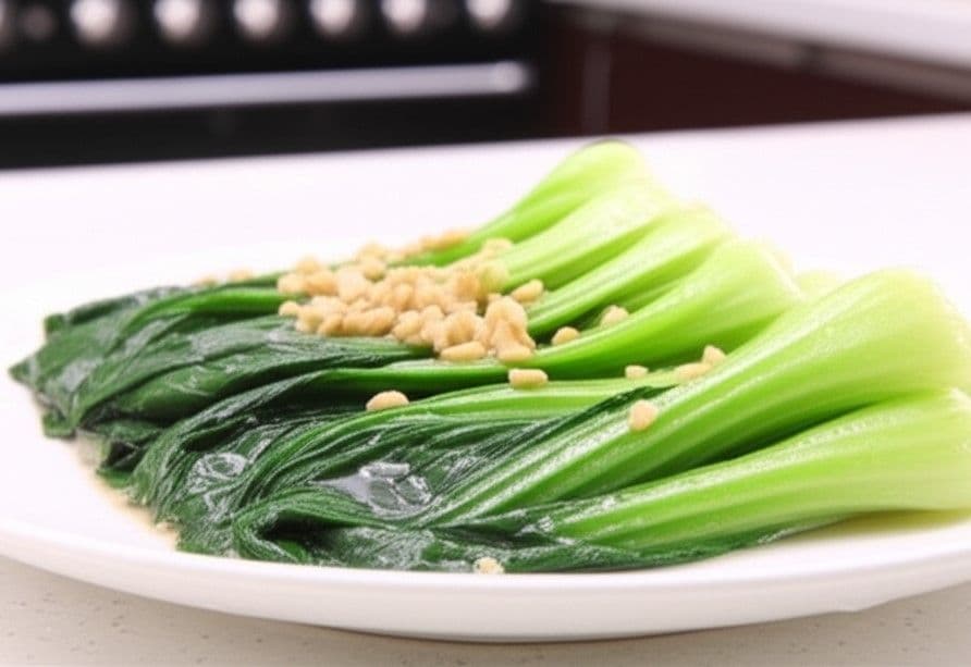 Cải thìa xào tỏi