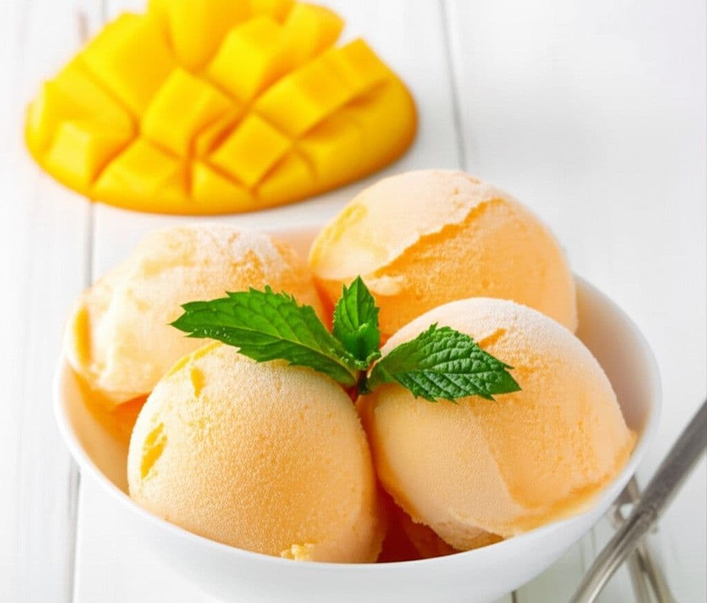 Kem xoài sữa chua