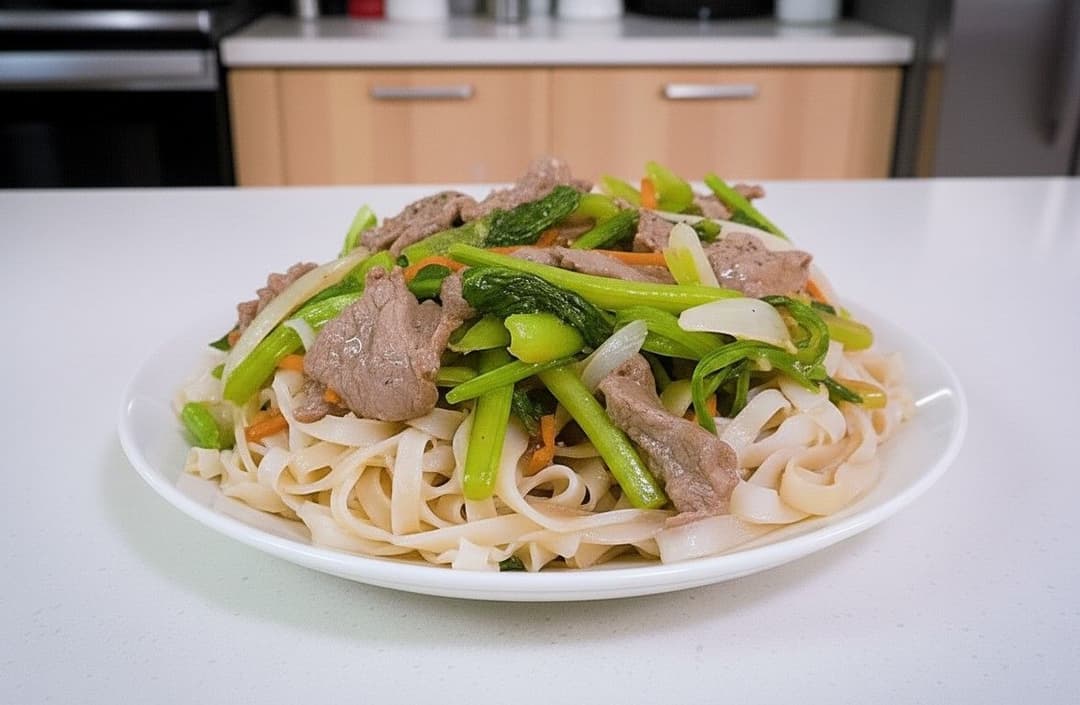 Phở xào thịt bò