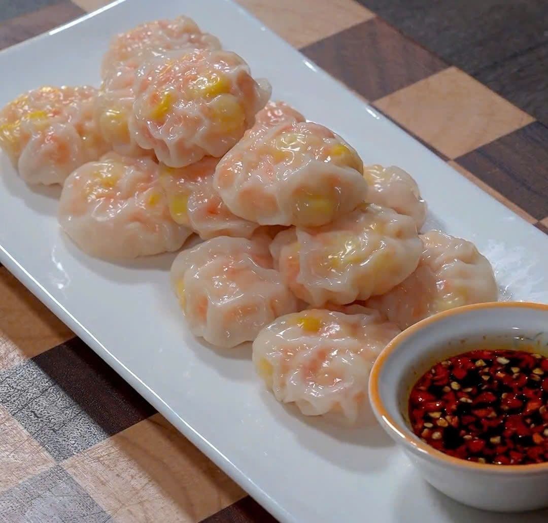 Sủi cảo ngô tôm