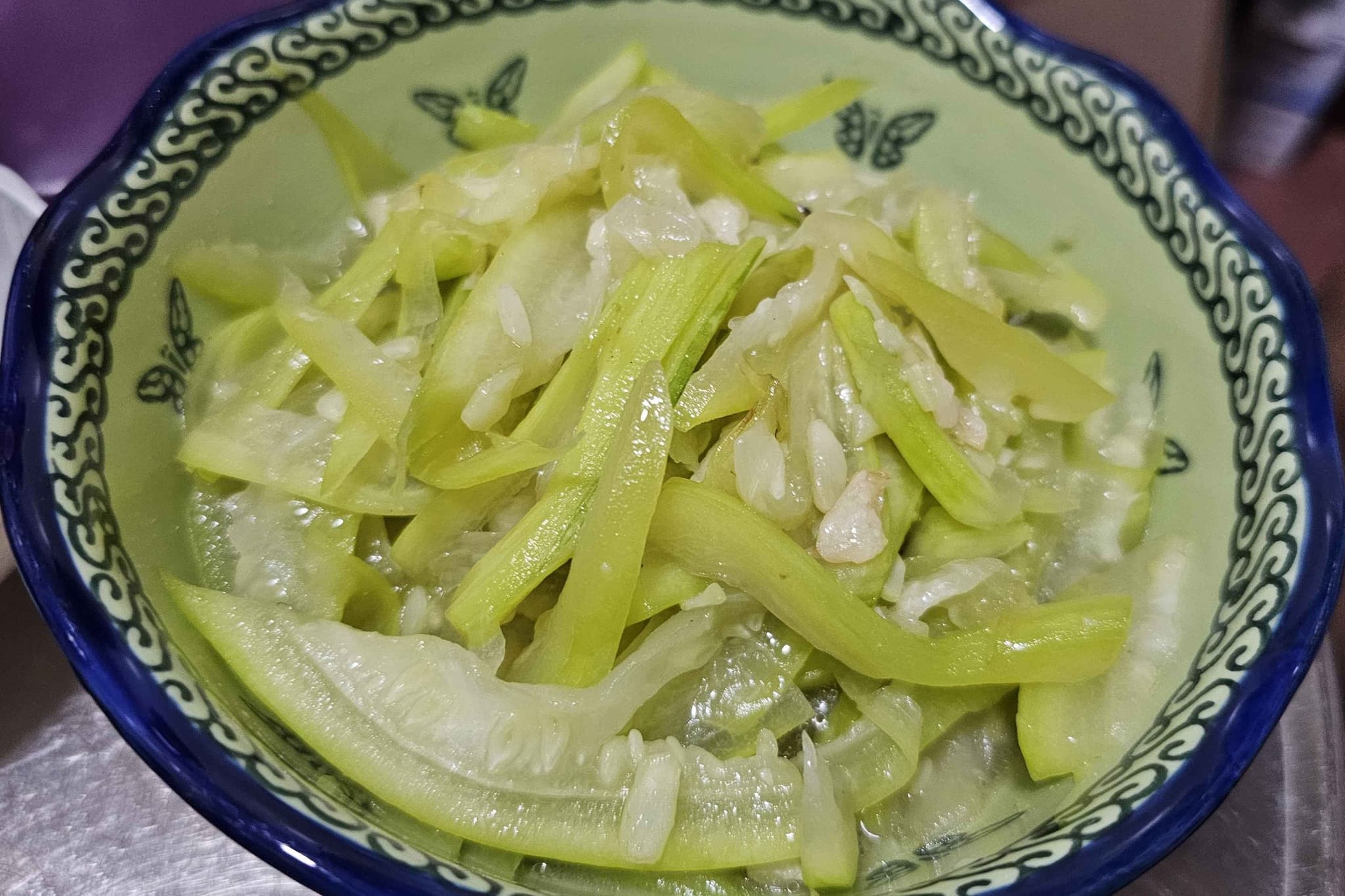 Bầu xào tỏi