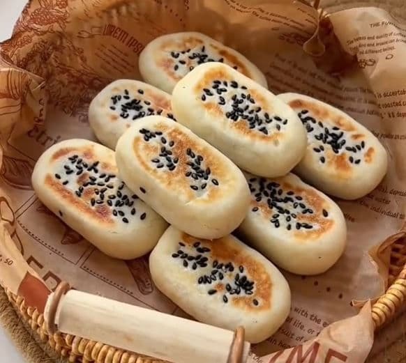 Bánh củ mài nhân khoai lang tím